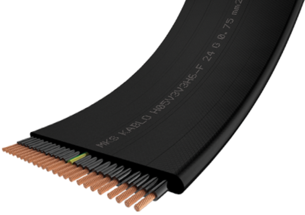 Cable with Dual Strain Relief