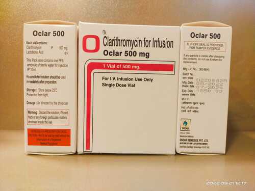 Clarithromycin Injection - Physical Form: Liquid