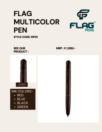 Flag Multicolor Pen