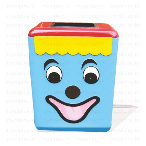 Frp Animals Dustbin - Color: Red