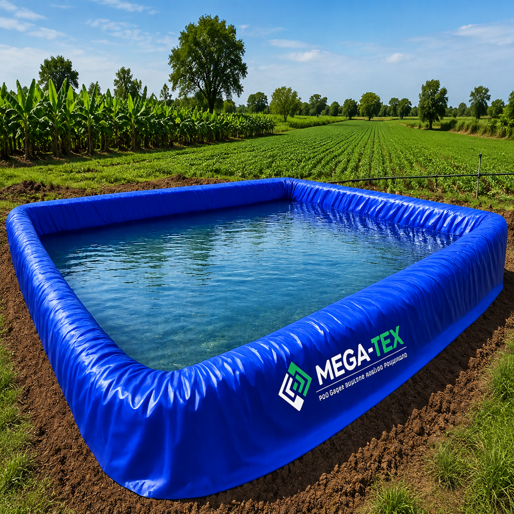 HDPE Pond Liner - 400 Micron, Double Layer Design in Dark Blue - Customized for Superior Durability