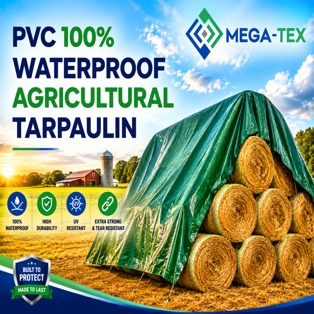 PVC 100% Waterproof Agricultural Tarpaulin