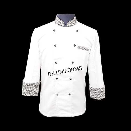 Chef Coat - Collar Type: Standard Collar