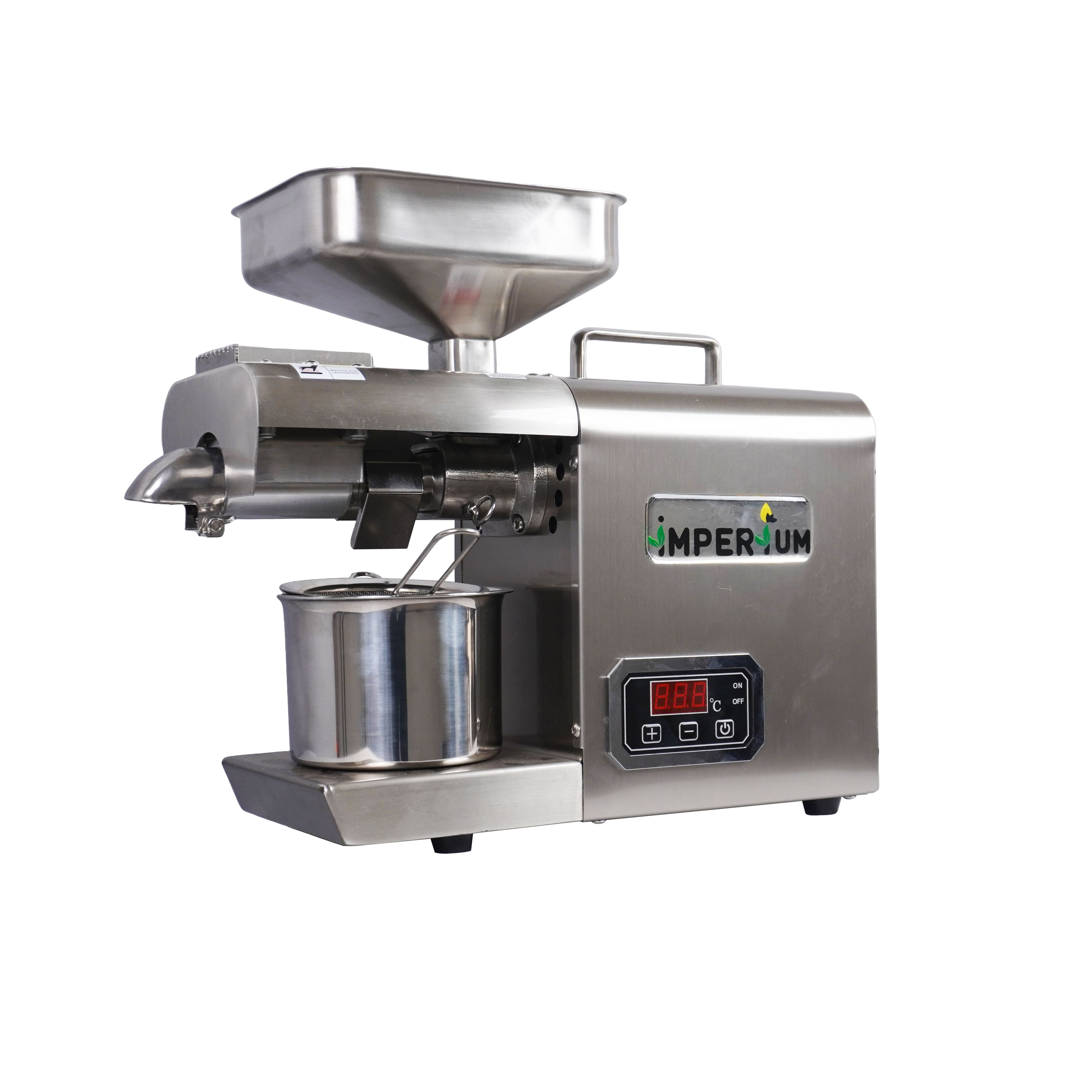 IMPERIUM Domestic Mini Stainless Steel Oil Press Machine With Temperature Controller