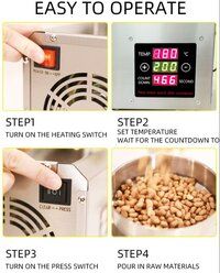 IMPERIUM Stainless Steel Automatic Oil Maker Machine with Simplified Digital Temperature Controller for Home Use