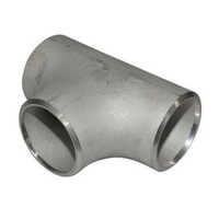 Aluminium Butt Weld Tee - Standard Thickness, Silver Finish | Alloy 6061, 6063, 5083, Polished Surface Treatment, Warranty Included