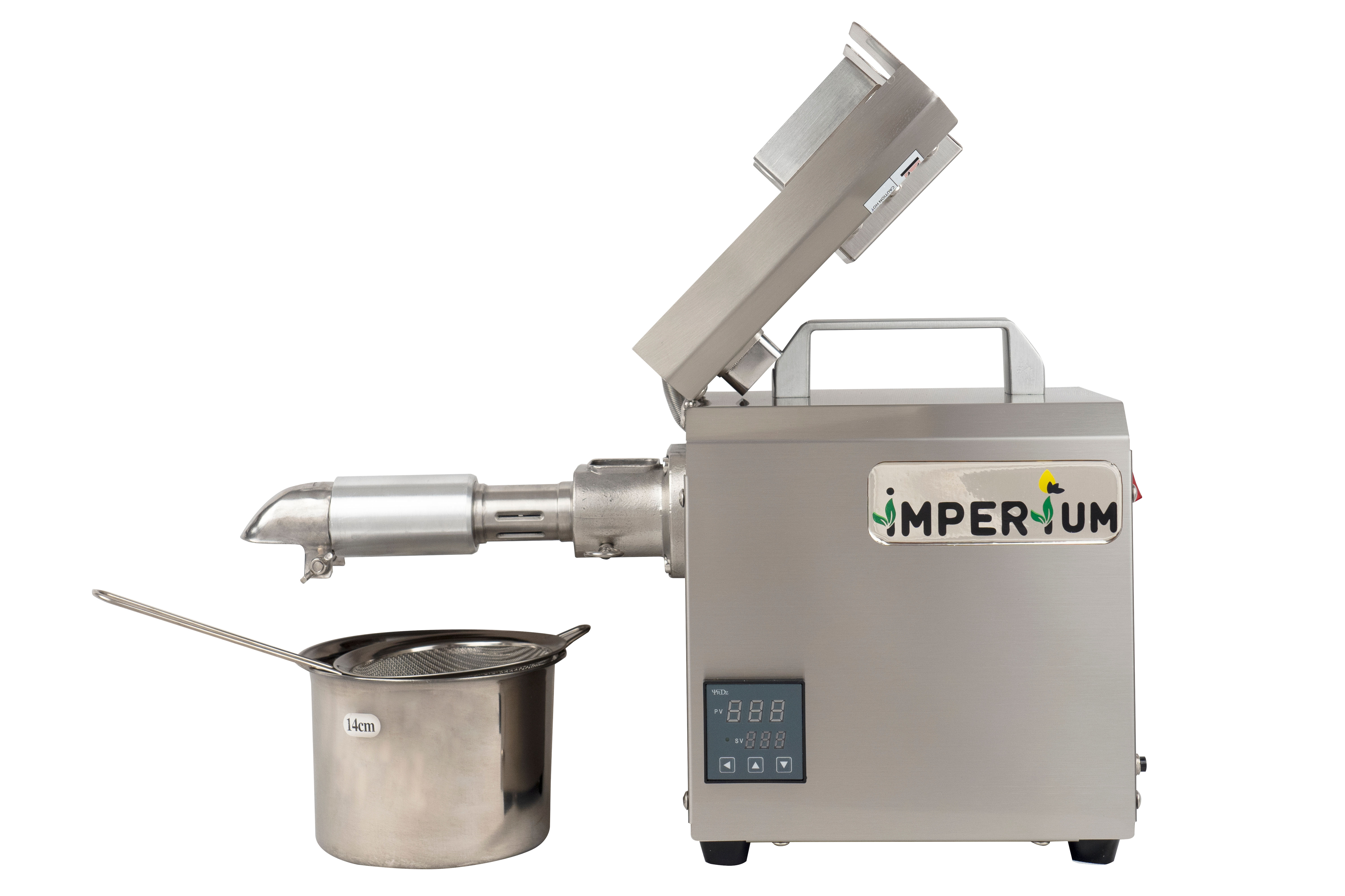 IMPERIUM Stainless Steel Small Oil Extraction Machine With Temperature Controller For Home USe