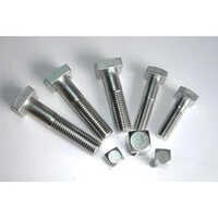 Duplex Steel Fasteners - Stainless Steel, Round And Square Shape, Silver Color, Galvanized Surface Treatment | Durable For Heavy Engineering Applications