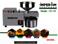IMPERIUM Semi- Commercial Mini Portable Home Use Oil Extraction Machine for Mustard Coconut Peanut Seasam etc