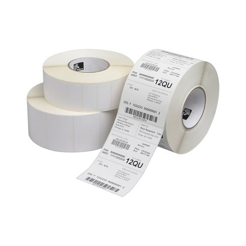 Direct Thermal Label - Thermal Paper, Round Shape, Plain White | Ideal for Pharmaceutical, Retail, Electronic Industries, Libraries