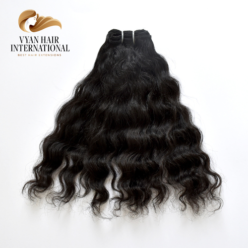 South Indian Virgin Temple Unprocessed Human Hair Extensions Deep Curly