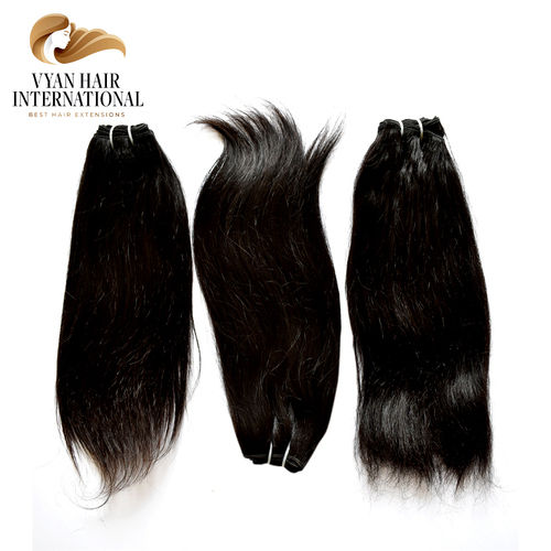 Wholesale Single Donor Unprocessed Virgin Cuticle Aligned Raw Indian Temple Human Hair In India