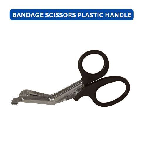 BANDAGE SCISSORS PLASTIC HANDLE