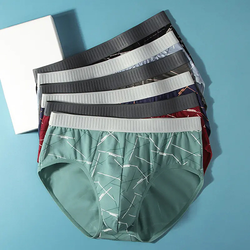 Solid Cotton Mid Rise Briefs