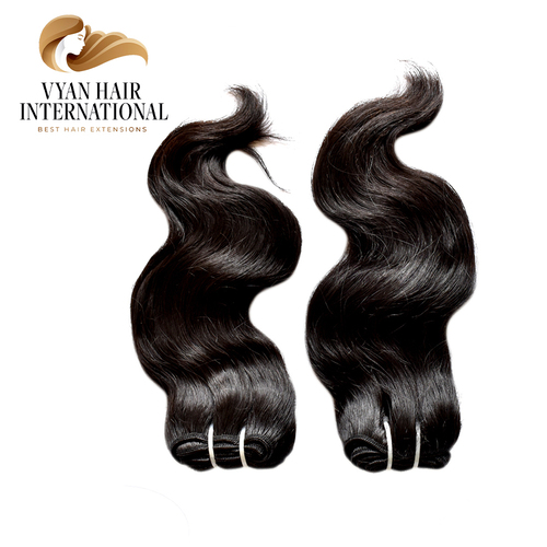 100% Unprocessed One Donor Raw Indian Human Hair Remy Temple Hair Indian Raw Hair Body Wave