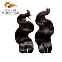 100% Unprocessed One Donor Raw Indian Human Hair Remy Temple Hair Body Wave - 10" To 40" Inches, Tangle-free, Bleachable, Dyeable, Glueless Wigs