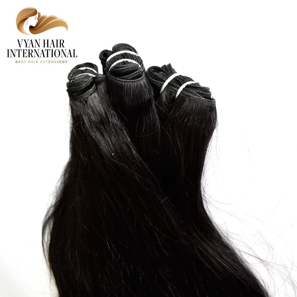 South Indian Natural Virgin Temple Human Hair Unprocessed Remy Hair