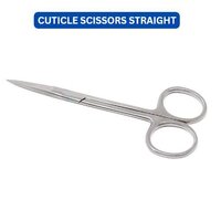 Cuticle Scissors Straight - Stainless Steel | Straight Cutting Blades For Medical Use By Professionals In Surgical Operations