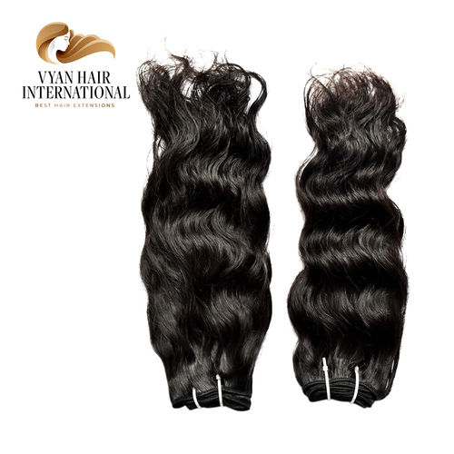 100% Natural Indian Human Hair Extension Raw Indian Temple Hair Bundle