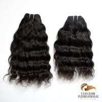 Indian Human Hair Straight Waves Hair With Natural Body Wave And Texture No Shedding