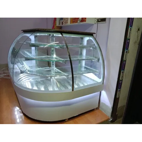 Curved Glass Display Counter