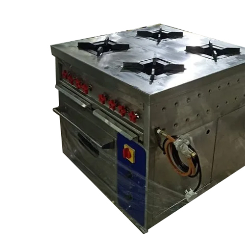 Four Burner Range With Pizza Oven