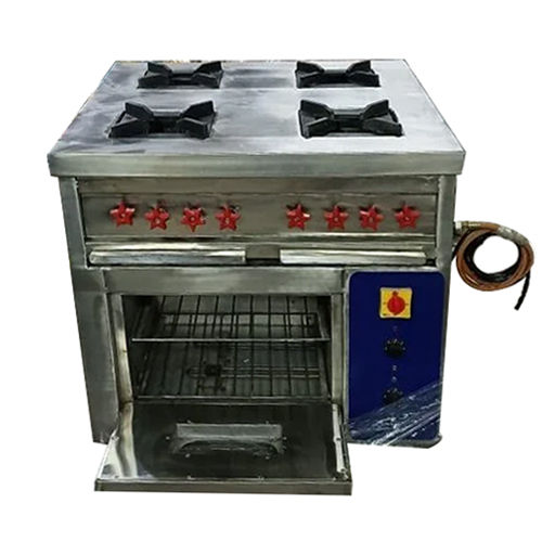 Manual Commercial Four Burner Range