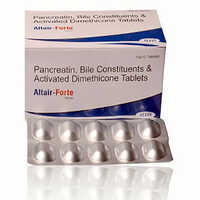 Pancreatin Bile Constituents And Activated Dimethicone Tablets - Digestive Health Support Formula For Adults, Alleviates Bloating And Discomfort, Store In Dry Place