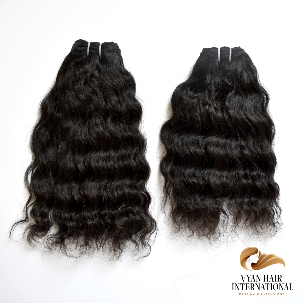 Wholesale Raw Curly Indian Temple Natural Human Hair