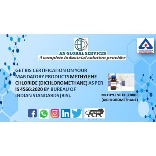 Methylene Chloride (Dichloromethane) ISI Certification