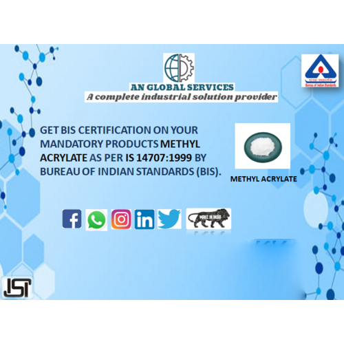 Methyl Acrylate ISI Certification