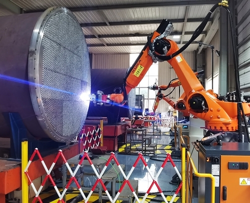 Huaheng Robot Tube Sheet Welding System