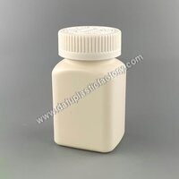 Bottle Packaging 100ml PE Plastic Vitamin Bottle with Child Proof Cap