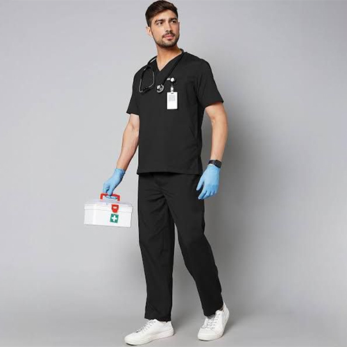 Black Scrub Suit