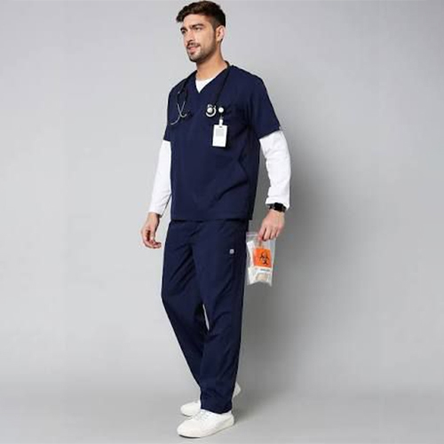 Dark Blue Scrub Suit