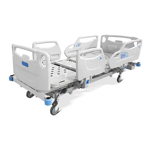 White Mechanical 5 Function Icu Bed