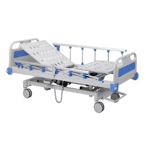 Electric 5 Function ICU Bed With Abs Side Railing And Covered Wheel