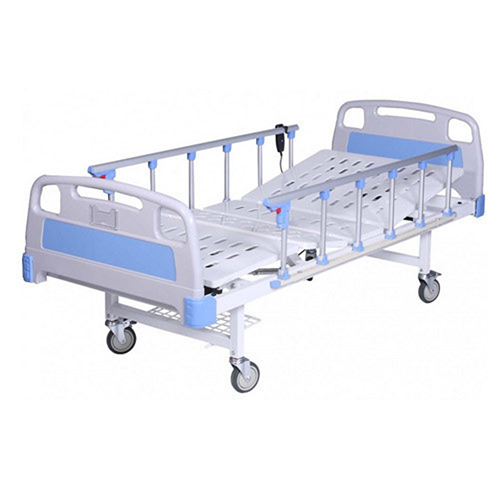 Hi-Low Mechanical 3 Function ICU Bed  With Abs Side Railing And Covered Wheel