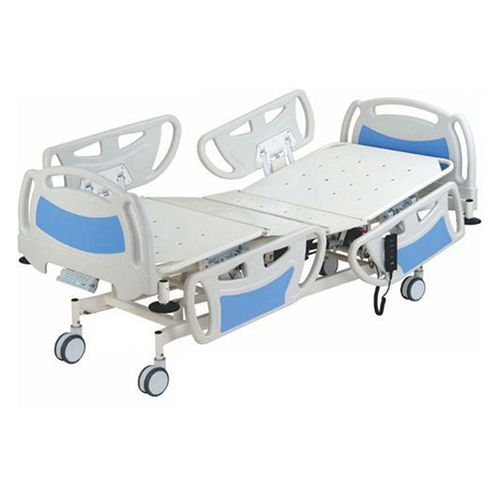 Hi-Low Electric 3 Function ICU Bed With Abs Railing And Covered Wheel