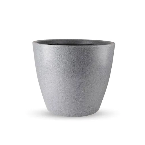 Gray Plastic Cool Pot - 16x19x13.5 Inch, Round Shape in Gray Color | Customized Shapes, Antique Effect, Durable Plastic Material