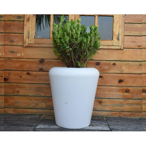 Plastic 12X12 Inch White Led Pots