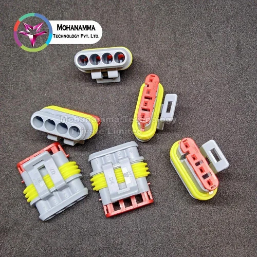 4 Pole Super Seal Female Grey Connector