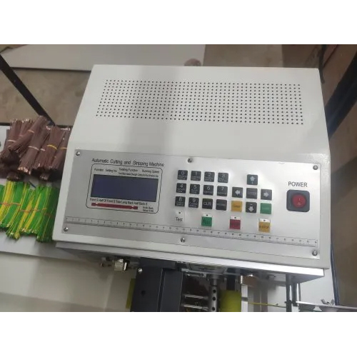 White Industrial Wire Cutting Machine