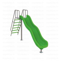 Royal Double Slide Playground Slide Spiral Slide Wave Slide Outdoor Playground Equipment