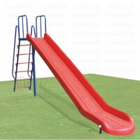 Dual Color FRP Straight Slide Playground Equipment for Kids