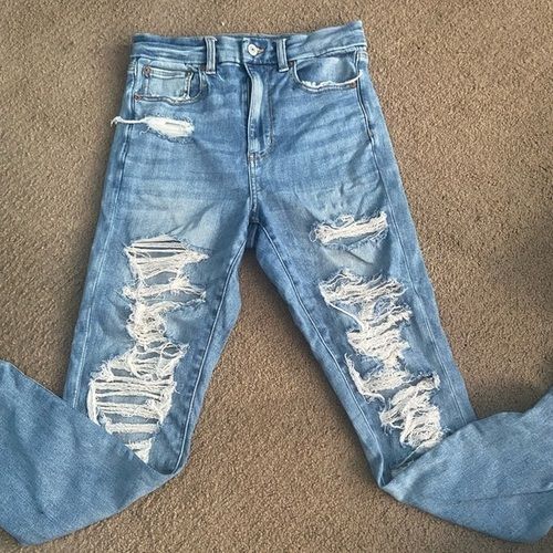 Imported Second Hand Used Adult Rugged Jeans