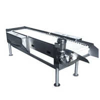 Roller Conveyor - Stainless Steel, Heat Resistant | Flat Belt, Versatile Design for Industrial Use, Low Maintenance, Customizable Size & Capacity