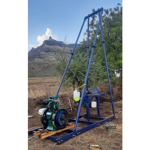 Calyx Rotary Drilling Rig For Soil Investigation In Geotechnical Laboratory - Material: Mild Steel