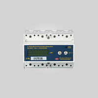Electric Din Rail Meter - Metal & Plastic Construction, Standard Size, Elegant White Design | Accurate Monitoring Of Current, Power, Voltage, Energy Consumption, Digital Display