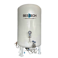 Bt-12 Cryogenic Liquid Oxygen Tank - Pearlite Sand Filling Sandwich, Vacuum Insulation , Dual Safety Valve System, Centralized Monitoring System